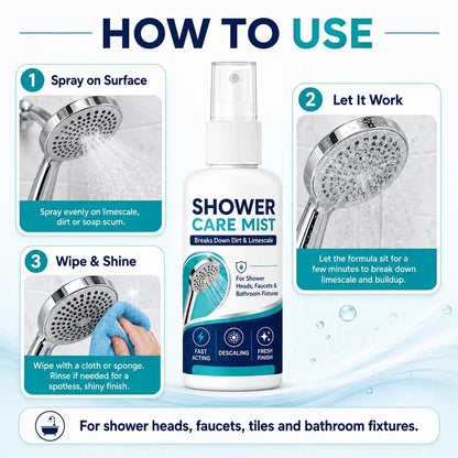Bathroom Limescale Remover Spray – For Showerheads, Faucets & Bathroom Fixtures