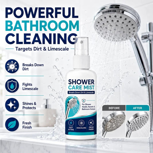 Bathroom Limescale Remover Spray – For Showerheads, Faucets & Bathroom Fixtures